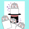 Cardiographic LITE ACTION BUNNY ADD ON (Blank Card) by Martin Lewis - Trick Cardiographic LITE ACTION BUNNY ADD ON (Blank Card) by Martin Lewis - Trick