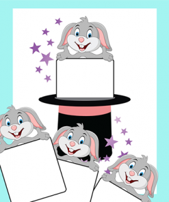 Cardiographic LITE ACTION BUNNY ADD ON (Blank Card) by Martin Lewis - Trick