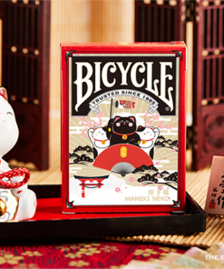 Bicycle Maneki Neko (RED) Playing Cards by Bocopo