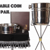 Foldable Coin Pail by Victor Voitko (Gimmick and Online Instructions) - Trick