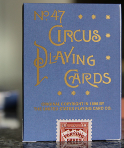 Circus No. 47 (Blue) Playing Cards