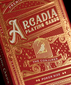 The Conjurer Playing Cards (Red) by Arcadia Playing Cards