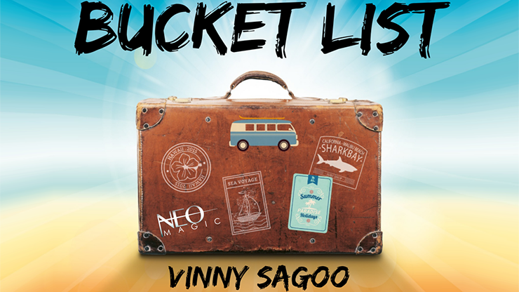 Bucket List (Gimmicks and Online Instructions) by Vinny Sagoo - Trick Bucket List (Gimmicks and Online Instructions) by Vinny Sagoo - Trick
