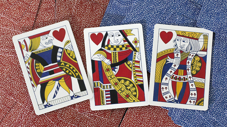 Limited Late 19th Century Square Faro Gilded (Red) Playing Cards Limited Late 19th Century Square Faro Gilded (Red) Playing Cards