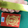 Limited Late 19th Century Square Faro Gilded (Red) Playing Cards Limited Late 19th Century Square Faro Gilded (Red) Playing Cards