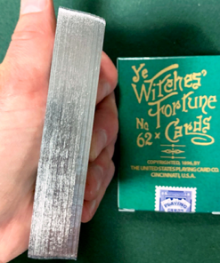 Limited Edition Ye Witches' Silver Gilded Fortune Cards (1 Way Back)(TEAL BOX)