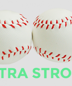 Strong Chop Cup Balls White Leather (Set of 2) by Leo Smetsers - Trick