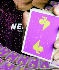 Jaspas Eggplant Playing Cards