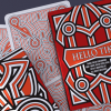 Hello Tiki (Red) Playing Cards