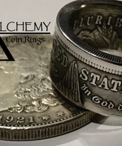 Kennedy Half Dollar Ring (Size: 9.5) by Alchemy Coin Rings - Trick