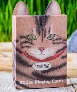 Zoo 52 (Playful Paws) Playing Cards by Elephant Playing Cards
