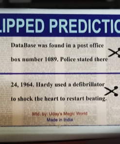 CLIPPED PREDICTION (PO Box/Medic) by Uday - Trick