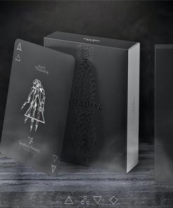 Black Trauma Playing Cards