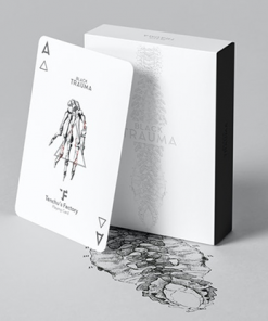 Black Trauma White Edition Playing Cards
