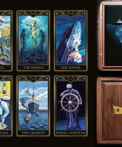 Deluxe Titanic Tarot Cards (Wood Box and Boarding Pass)