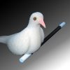 Dove on Wand - Kikuchi