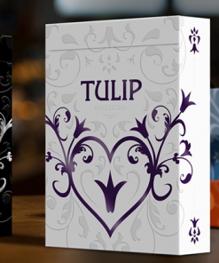 Purple Tulip Playing Cards Dutch Card House Company