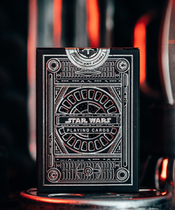 Star Wars Dark Side Silver Edition Playing Cards (Graphite Grey) by theory11