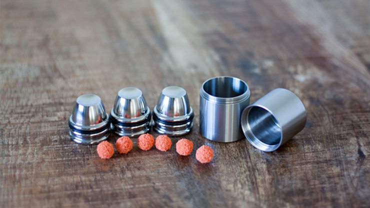 Micro Cups and Shells (Gimmicks and Online Instructions) by Leo Smetsers - Trick Micro Cups and Shells (Gimmicks and Online Instructions) by Leo Smetsers - Trick