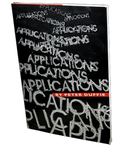 Applications by Peter Duffie - Book