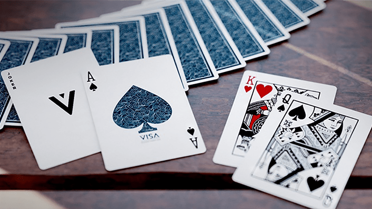 Visa Blue Playing Cards by Patrick Kun and Alex Pandrea Visa Blue Playing Cards by Patrick Kun and Alex Pandrea