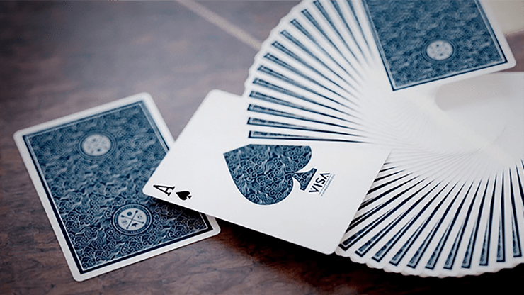 Visa Blue Playing Cards by Patrick Kun and Alex Pandrea Visa Blue Playing Cards by Patrick Kun and Alex Pandrea