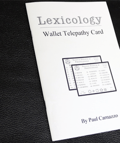Lexicology 2.0 with Telepathy card by Paul Carnazzo - Trick