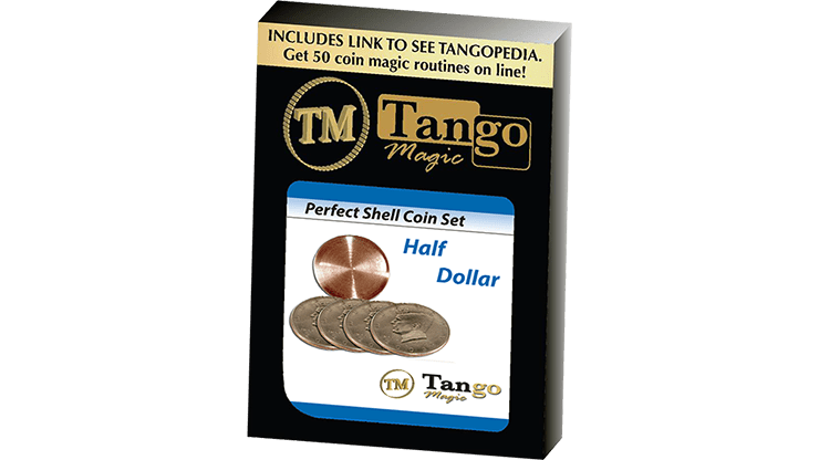 Perfect Shell Coin Set Half Dollar (Shell and 4 Coins D0201) by Tango Magic - Trick Perfect Shell Coin Set Half Dollar (Shell and 4 Coins D0201) by Tango Magic - Trick