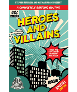 Heroes and Villains (Gimmicks and Online Instructions) by Stephen Macrow and Kaymar Magic Heroes and Villains (Gimmicks and Online Instructions) by Stephen Macrow and Kaymar Magic