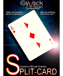 SPLIT-CARD (Red) by Mickael Chatelain - Trick
