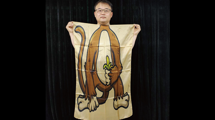 Character Silk (Hungry Monkey) 35 X 43 by JL Magic - Trick Character Silk (Hungry Monkey) 35 X 43 by JL Magic - Trick