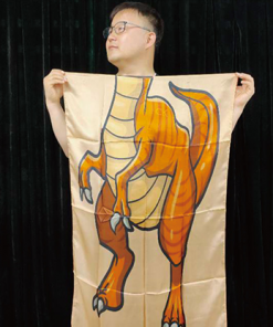 Character Silk (Dinosaur) 35 X 43  by JL Magic - Trick
