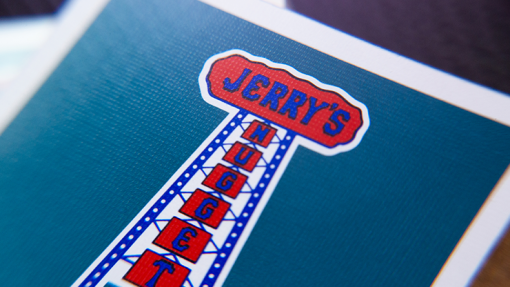 Gilded Vintage Feel Jerry's Nuggets (Aqua) Playing Cards