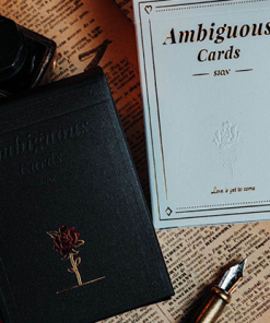 Ambiguous (White) Playing Cards