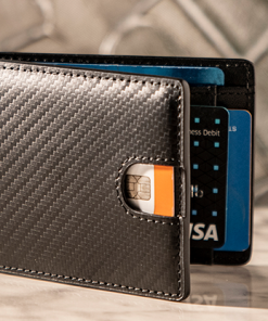 FPS Wallet Black (Gimmicks and Online Instructions) by Magic Firm - Trick