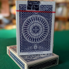 Experts Thin Crushed Tally Ho Circle Back (Blue) Playing Cards