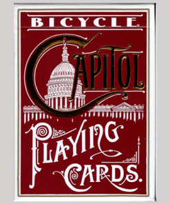 Bicycle Capitol (RED) Playing Cards by US Playing Card