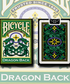 Bicycle Dragon Green by Gamblers Warehouse - Trick