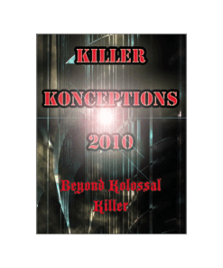 Killer Konceptions 2010 by Kenton Knepper eBook DOWNLOAD