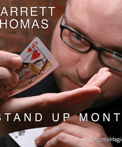 Standup Monte (Jumbo Index) DVD and Gimmick by Garrett Thomas and Kozmomagic -DVD