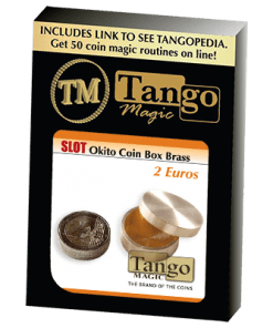Slot Okito Coin Box Brass 2 Euro by Tango - Trick (B0017)