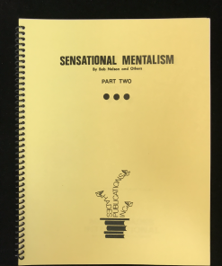 SENSATIONAL MENTALISM PART TWO BY BOB NELSON (BOOK)