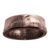 Genuine Half-Dollar Ring (Size 13.5/22.60 mm) by Diamond Jim Tyler - Trick
