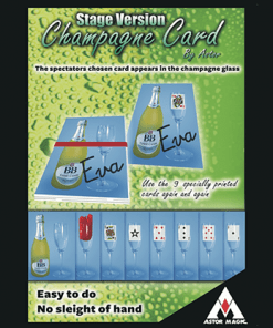Jumbo Champagne Card (Stage) by Astor - Trick