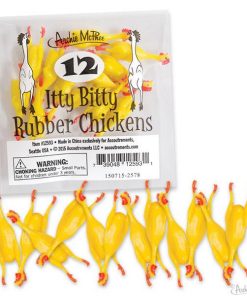 Itty Bitty Rubber Chickens (Bag of 12)