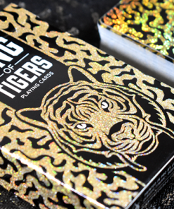 King Of Tiger Playing Cards by Midnight Cards