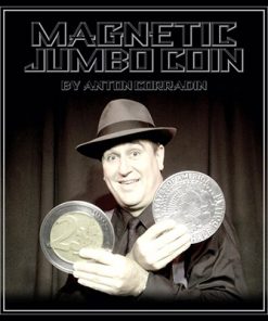 Magnetic Jumbo Coin With DVD (2 EURO) by Anton Corradin - Trick