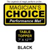 Table Topper Close-Up Mat (BLACK - 7x12.5) by Ronjo - Trick Table Topper Close-Up Mat (BLACK - 7x12.5) by Ronjo - Trick