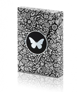 Limited Edition Butterfly Playing Cards (Black and Silver) by Ondrej Psenicka