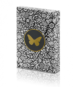 Limited Edition Butterfly Playing Cards (Black and Gold) by Ondrej Psenicka